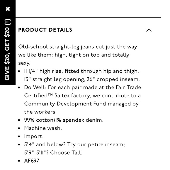 Madewell Classic Straight Jeans - Picture 2 of 5